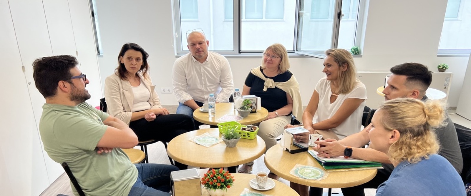 Training session with a group of teachers