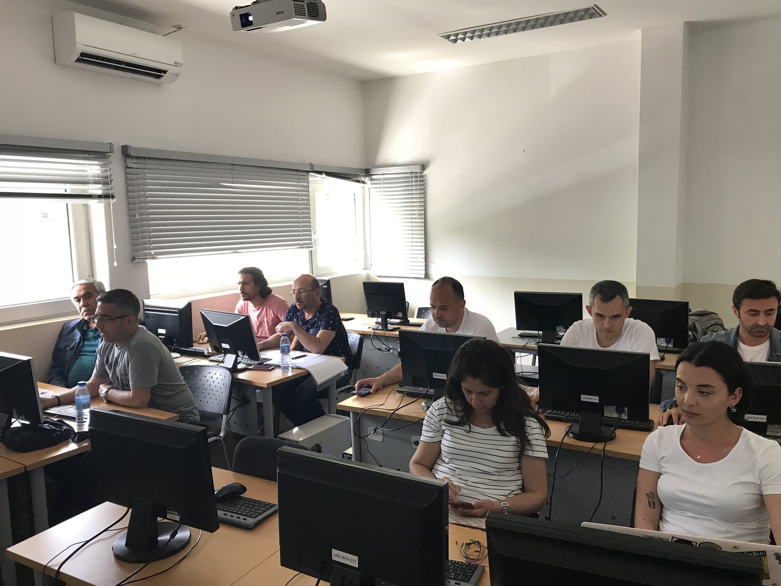Computer room at the training centre