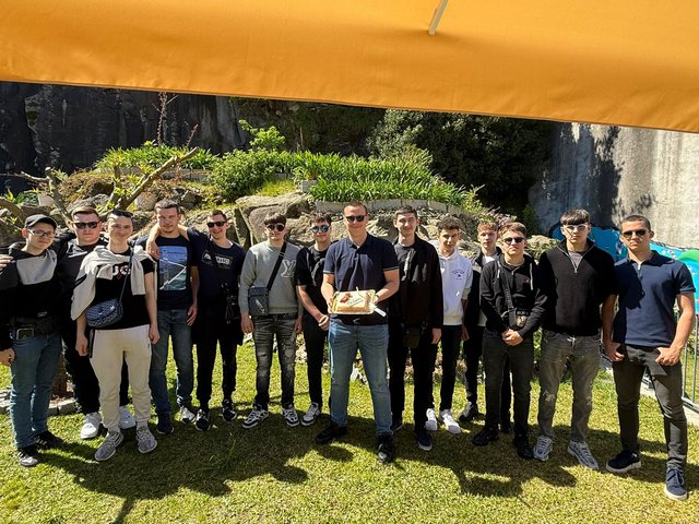 Group in a garden