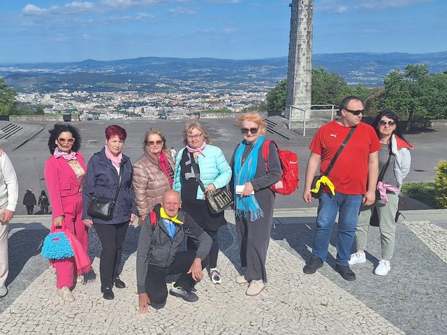 Group at the Sameiro viewpoint, Braga